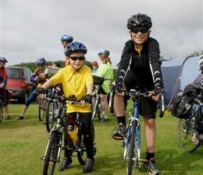 Finlay and Bill at the start