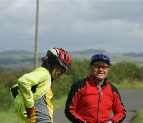 George and dave at Rhonehouse