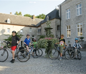 Islabikes at Chateau de Halloy