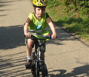 Jacob on the Ciney Railway Path