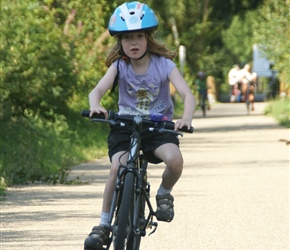 Abbie on the Ciney Railway Path