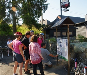 James explains about the Germans in WW2 in Celles