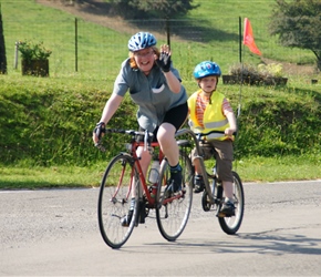 Penny and Oliver approach the turn to Assesse