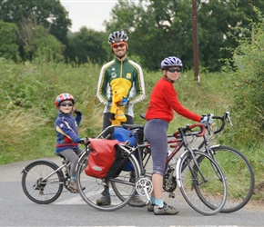 The Hubbard family near Lucton