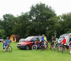 Ready to start at Townsend campsite