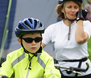 Finlay and Adele at Townsend campsite