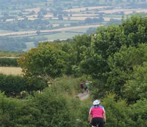 Phil and Haley descend from Westhope Common