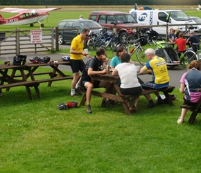 Teastop at Shobdon Airfield