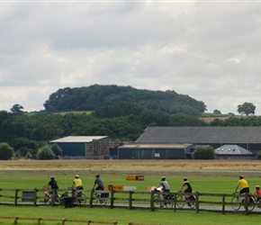 Arriving at Shobdon Airfield