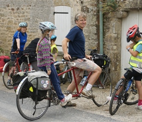 Neil and Louise on the Longstaff Kiddiback in Lestre