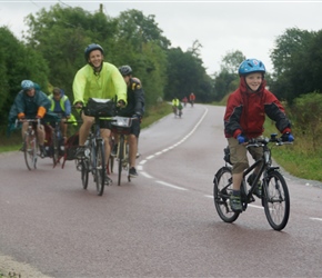 Oliver pulls away from Nigel on the road to Montebourg