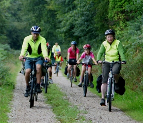 Dave and Jo head south along the track after leaving Le Chateau