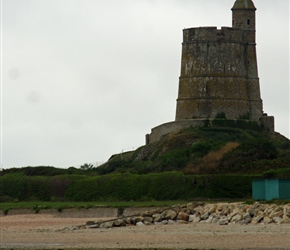 George and James digging on St Vaast beach