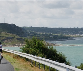 James along the Norther Brittany Coast towards Anse