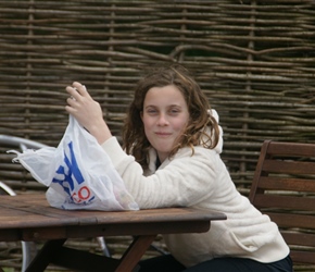 Katie at the Stables tearoom