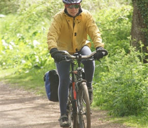 Helen along the Norton Greenway