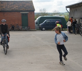 James and Kate at the Stables tearoom