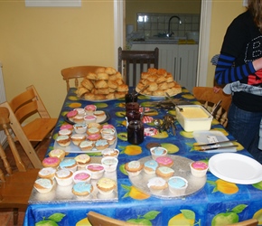 Cream tea at Brook Cottages Coleford courtesy of Sarah and Louise