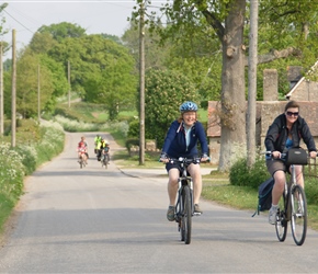 Penny and Sarah Broad approach Tortworth