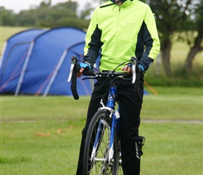 Christopher at Dunstan Hill Campsite