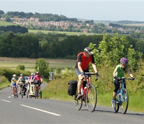 Richard and Lucy climb out of Alnwick