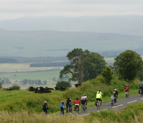 Descending towards Chillingham