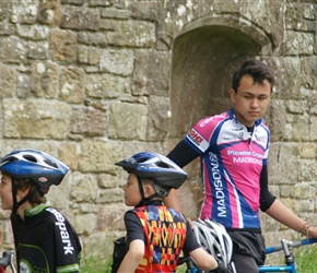 Christopher, Finlay anf George at Chillingham