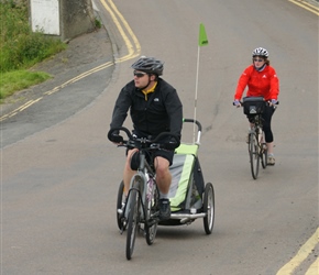 Paul and Kim Hart at Craster