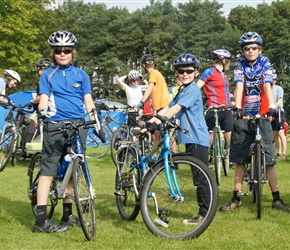 Christopher, Finally, Matthew and James at the start