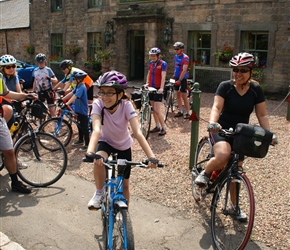 Lucy and Tess start to leave the Tankerville Arms