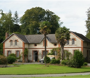 Quentins house. Next to the chateau he was on hand to help us out if needed