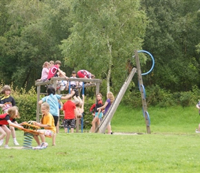 Playgrounds, always popular be you a teenager or younger