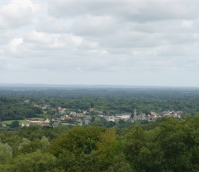 View from Mont Castre, the highest point in the area