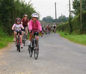 Any out front followed by Anna and her mother Ruth