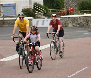 The Harris family, Duncan, Anna and Ruth