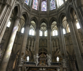 Inside Coutances Cathedral