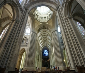 Inside Coutances Cathedral