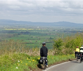 It is quite some view coming of the escarpment with the view on the Severn Valley