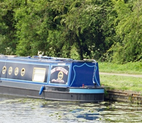 Pauline and Abbie along the Sharpness Canal