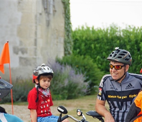 Gary and Harrison at the start