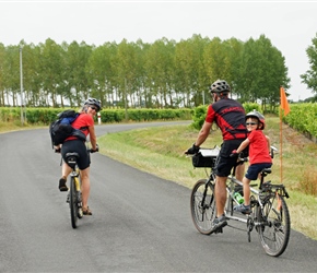 Gary, Carrie and Harrison towards Montagne