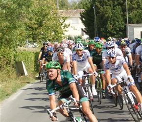 None other than Thomas Voekler, French star of many Tor de France rides