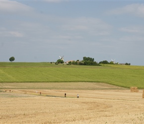 Climb towards the windmills