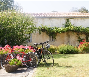 Chateau de Clerbise's central courtyard