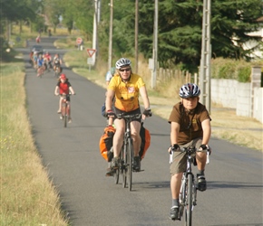 Siobhan and Robert towards Fleac