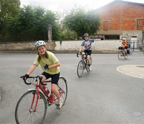 Louise heading out of La Fort