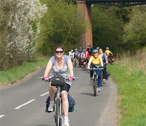 Sarah and the canal aqueduct