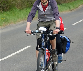 Graham departs the canal aqueduct