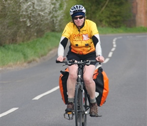 Siobhan departs the canal aqueduct