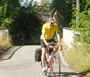 Richard crosses the canal